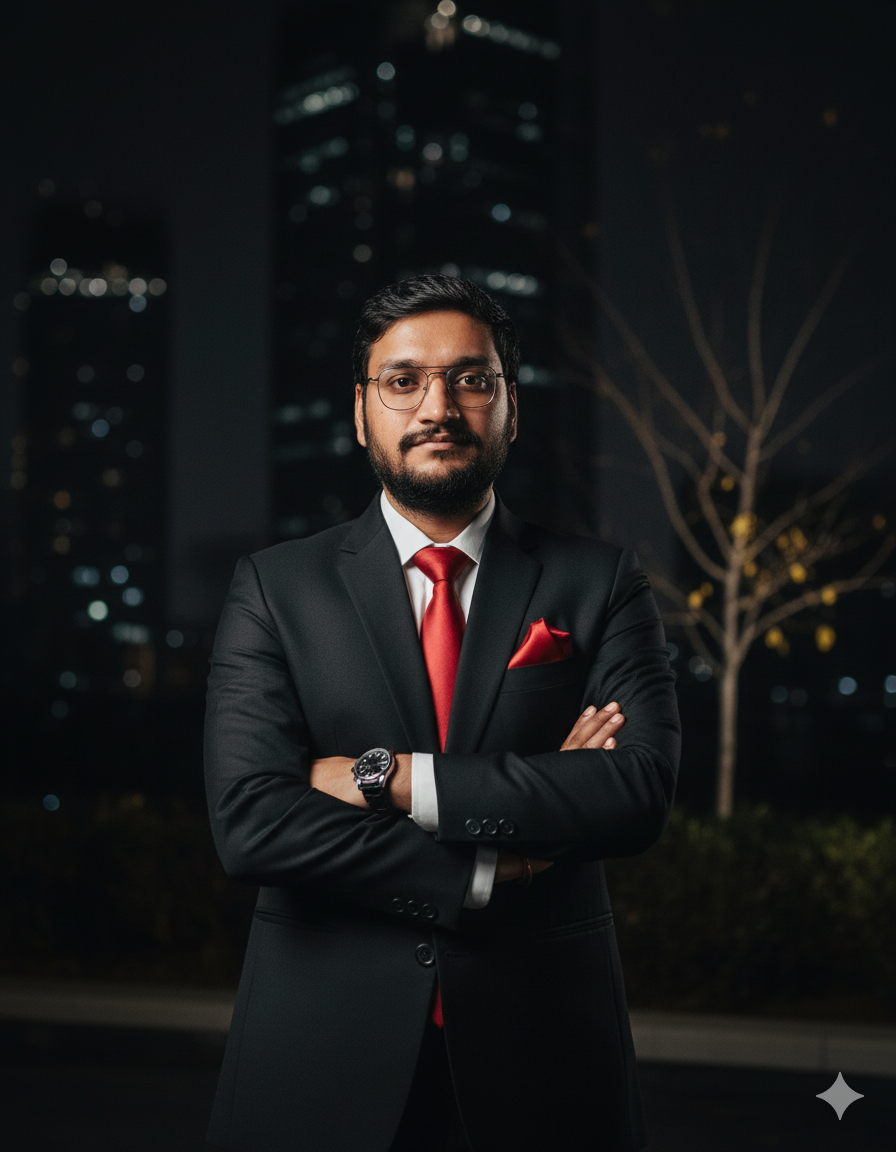 A professional portrait of the founder of Tech Link Solving.