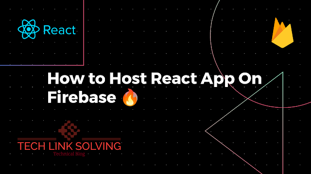 deploy react website on firebase
